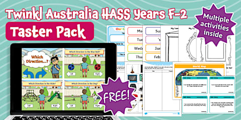 FREE! Twinkl Australia Years F-2 Back to School Activities Taster Pack