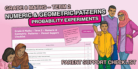 Grade 8 Mathamatical Patterns Grade 8 - Maths – Term 2 – Numeric & Geometric Patterns – Learner ...