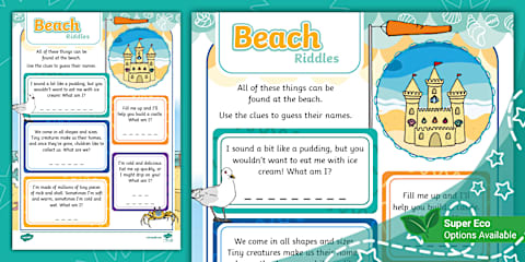 Ocean Riddles Worksheets Under the Sea Riddles Activity