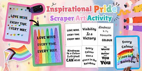Show Your Pride! Pride Month Collaborative Art Pack
