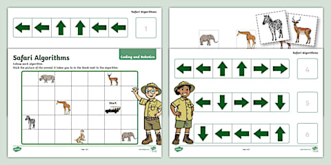 Grade R Robotics and Coding - Sequencing - Daily Activities