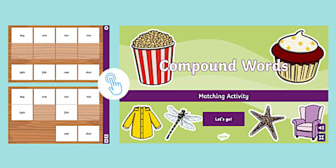 Compound Word Sort Worksheet Compound Words Sorting Worksheet for K-2nd Grade