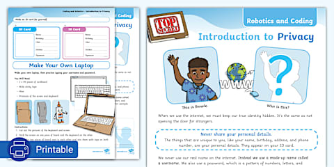 Grade R Coding and Robotics - Term 2 - Digial Concepts - Worksheet ...