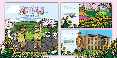 Hello Spring Story Map The Gnome Children Welcome Spring Story Cards for K-2nd Grade