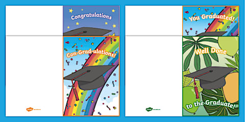 Graduation Cards - Academic Theme