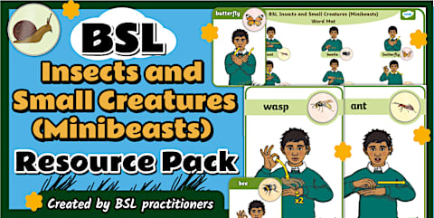 BSL EYFS Times of the Day Signed Songs Resource Pack