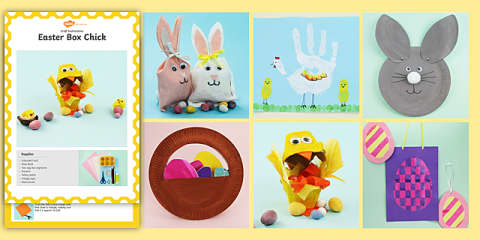 preview of EYFS/KS1 Easter Craft Activity Pack