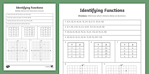 Algebra I Evaluating Functions Activity Pack