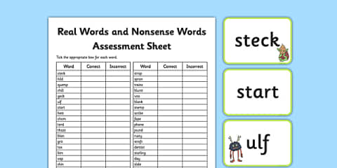 KS1 Alien Word Cards