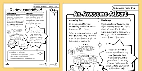 ESL Taco Advert Worksheet [Teens, A1]