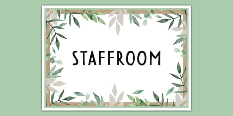 Muted Botanical Themed Acorn Posters