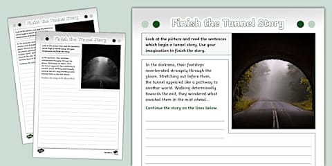 Finish the Submarine Story Writing Template