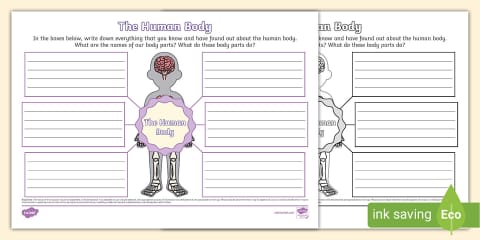 KS1 Human and Physical Features of Europe Mind Map