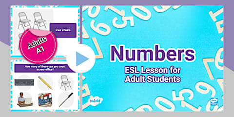 ESL Exploring Numbers 10 to 100 [Kids, A1-A2]