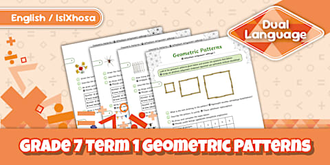 Senior Phase Maths - Geometric Patterns - Lesson Plan (CAPS Aligned)