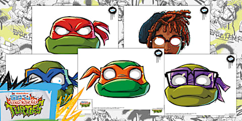 TMNT: Pencil Control and Letter Formation Activity Booklet