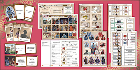 Romeo and Juliet Character Cards Pack