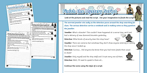 Finish the Time Travel Script Writing Template