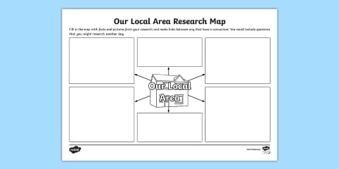 Investigating Places in my Local Area Worksheet