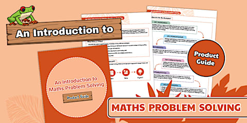 Math Display Pack Maths Problem Solving: Icons Poster