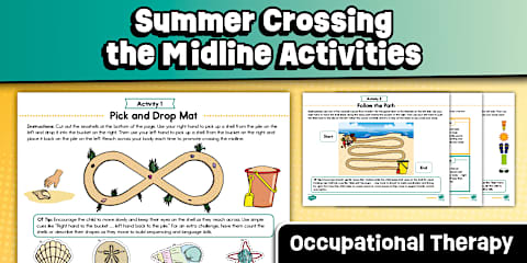 Summer Spot the Difference Visual Perception Activity Sheets for ...