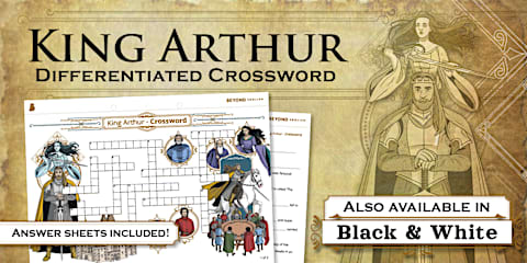 The Legend of King Arthur Word Mat
