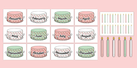 Birthday Themed Display Lettering 4