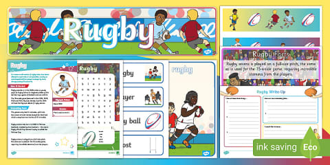 Rugby Themed Letter Writing Worksheet