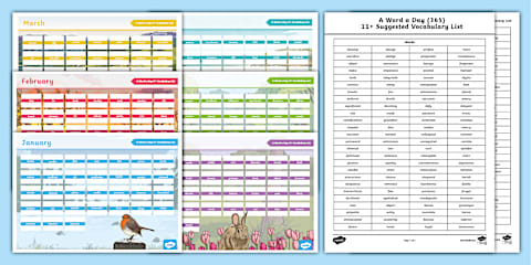 Year 4 Vocabulary, Grammar and Punctuation Word Mat