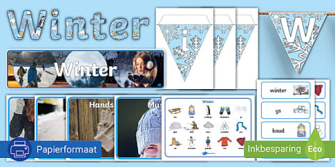Voorskool - Winter - Vertoonfoto's