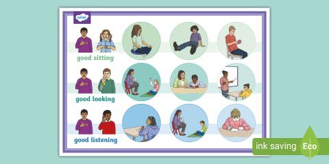Good Listening SLANT Display Poster