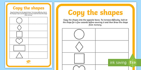 Complete the Color Pattern Visual Memory Activity Worksheets for ...