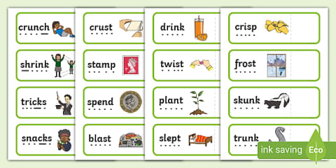 I Can Read Phase 4! CCCVC, CCCVCC and CCVCC Words Worksheet
