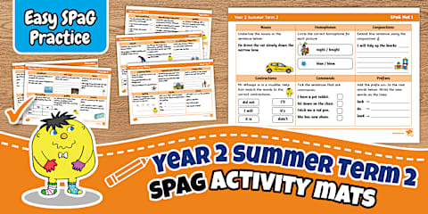 Year 2 Summer Term 1 SPaG Activity Mats