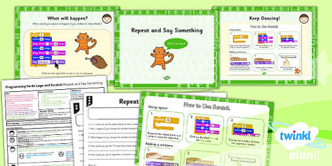 Computing: Programming Turtle Logo and Scratch: Sprites Year 2 Lesson ...