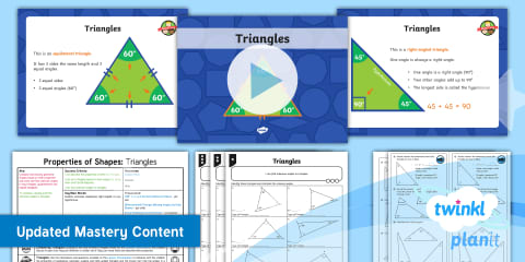 PlanIt Maths Year 6 Properties of Shapes Lesson Pack 1: Draw Shapes ...