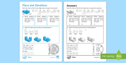 During Year 5 Spatial Reasoning: 2D and 3D Shapes (Front, Side and Top ...