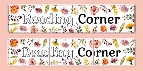 Wildflower Botanical Themed Welcome to Our Class Display Banner