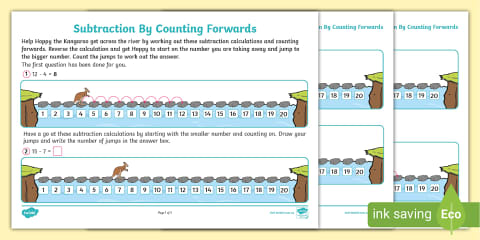 The Counting Up Method - Subtraction