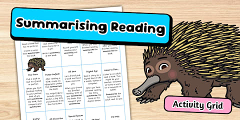 Summarising Super Six Reading Comprehension Pack