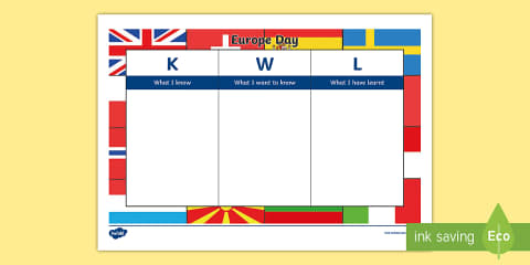 CfE Second Level Design a Poster For Europe Day Worksheet