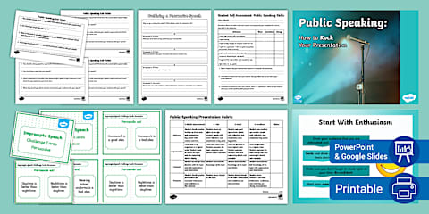 Seventh Grade How To Write a Speech Worksheet