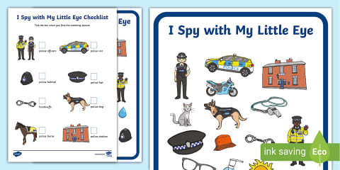 Halloween Themed I Spy With My Little Eye Worksheet