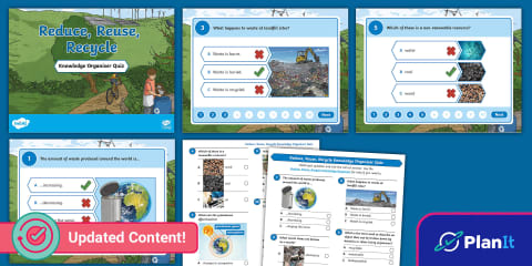 Sustainability EYFS: Reduce, Reuse, Recycle PowerPoint