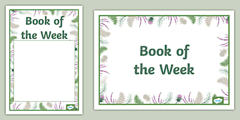 Scottish Botanical-Themed There Are _ Children in Class Today Editable ...