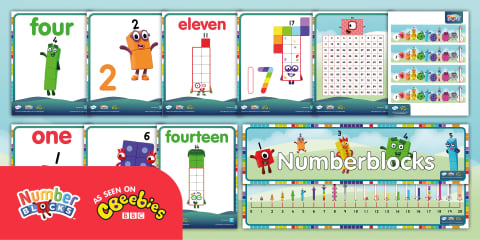 Numberblocks: Bulletin Board Borders