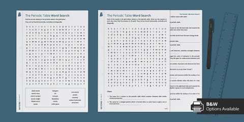 Biology Word Search Resource Pack
