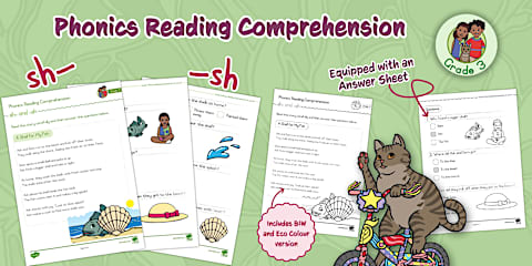 Grade 3 Phonics - Term 2 - ph and gh sound - Reading Comprehension ...