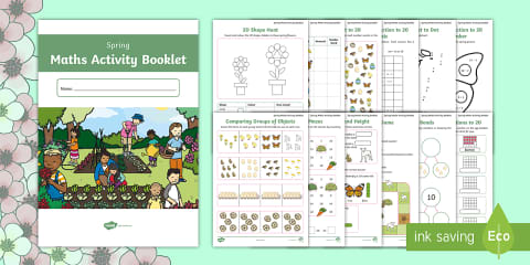 Year 1 Autumn-Themed Maths Home Learning Activity Booklet