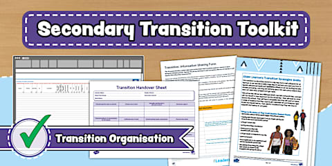 Transition Gs Secondary Transition Spreadsheet